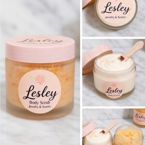 Body Scrub & Cream - Gentle Exfoliating